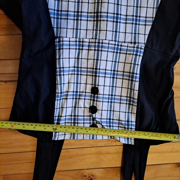 🇨🇦 Putré-Fashion All Dolled Up Dress | Plaid Panel | Retro Pinup | Size LG - Picture 5 of 13